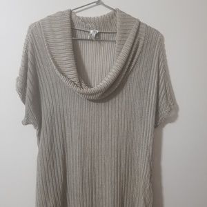DISCREET - drape neck tunic